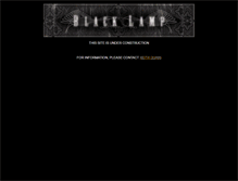 Tablet Screenshot of blacklampinc.com